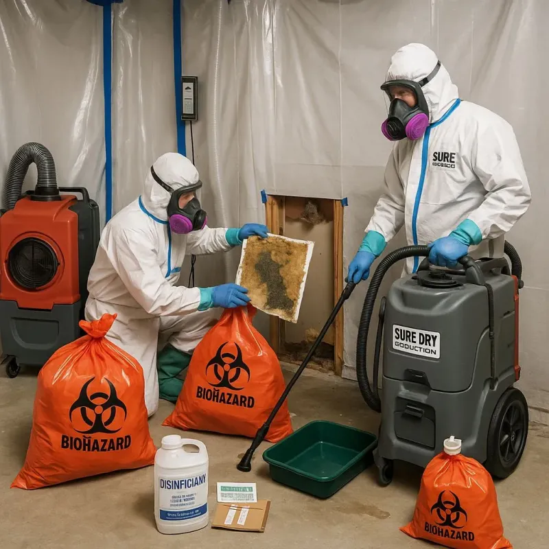Contaminated Water Handling Protocols process in Seguin, TX